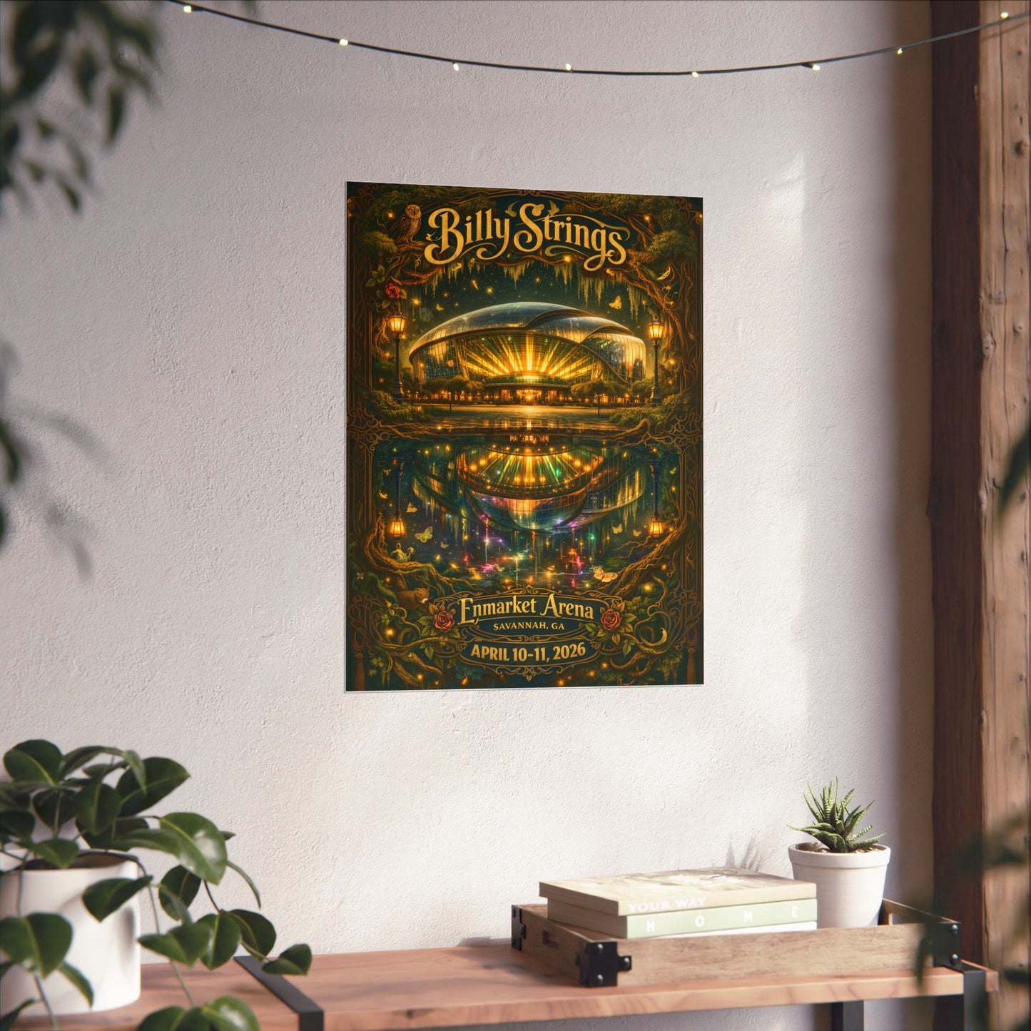 Billy Strings | 4/10/26 - 4/11/26 | Savannah, GA | Concert Poster  | V2