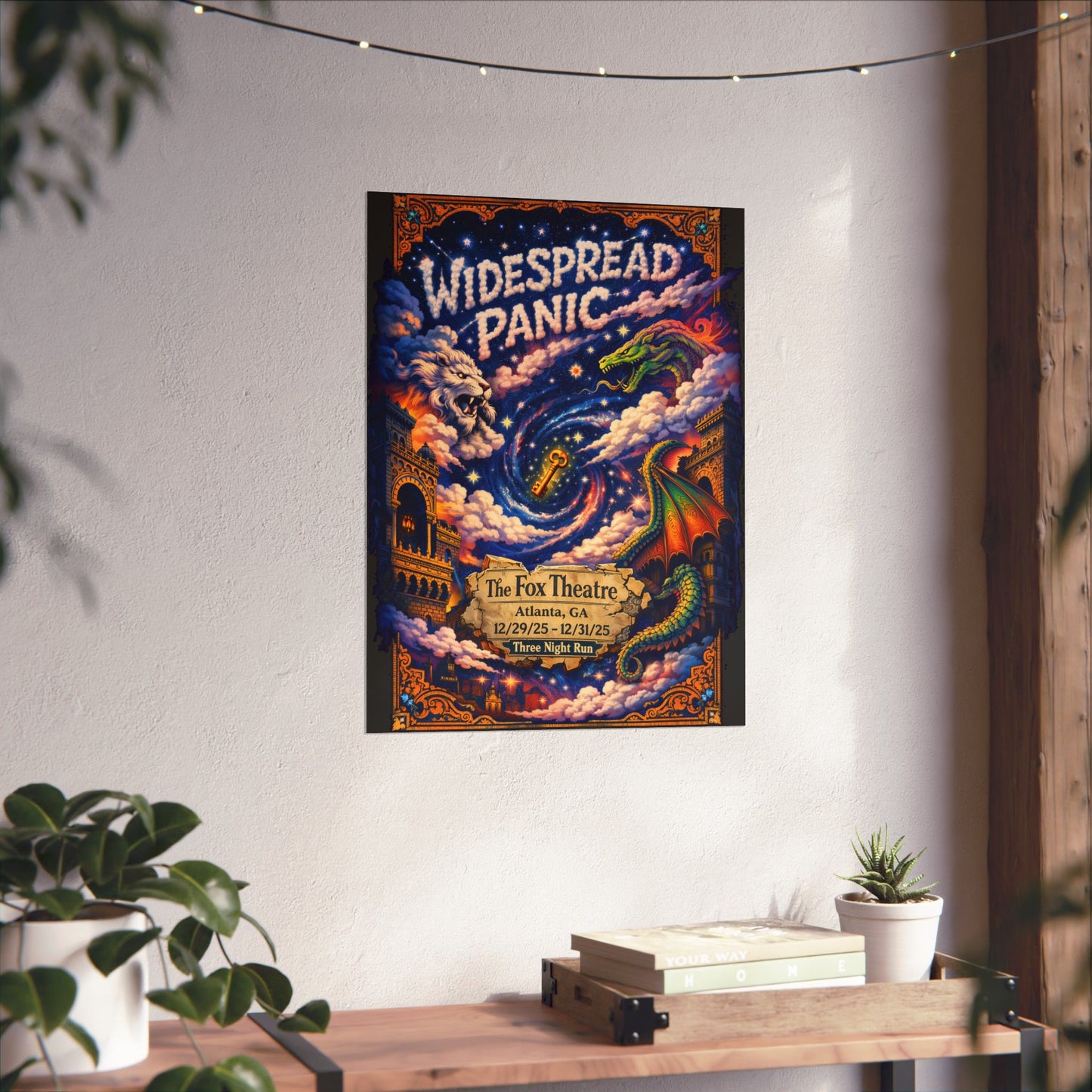 Widespread Panic | 12/29/25-12/31/25 | Atlanta, GA | Concert Poster  | V2
