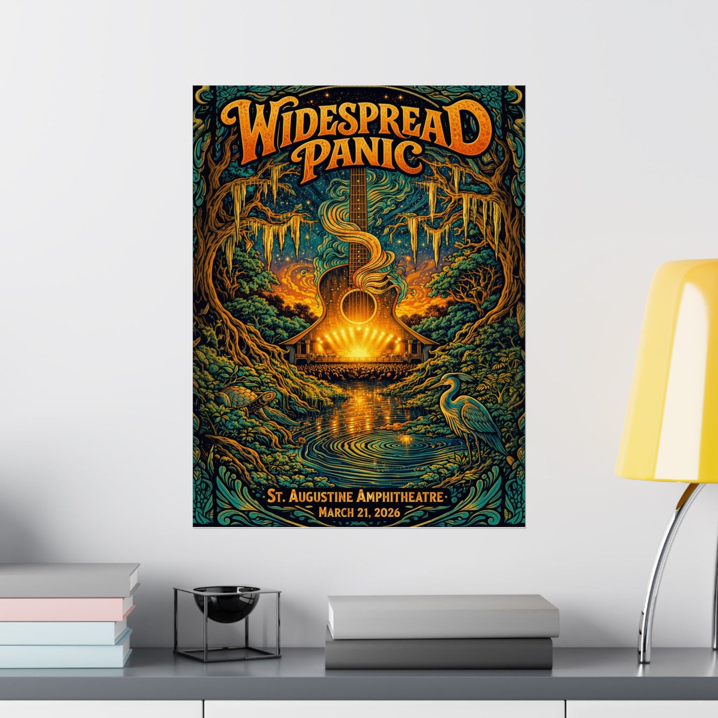 Widespread Panic | 03/21/26 | St. Augustine, FL | Concert Poster  | N2