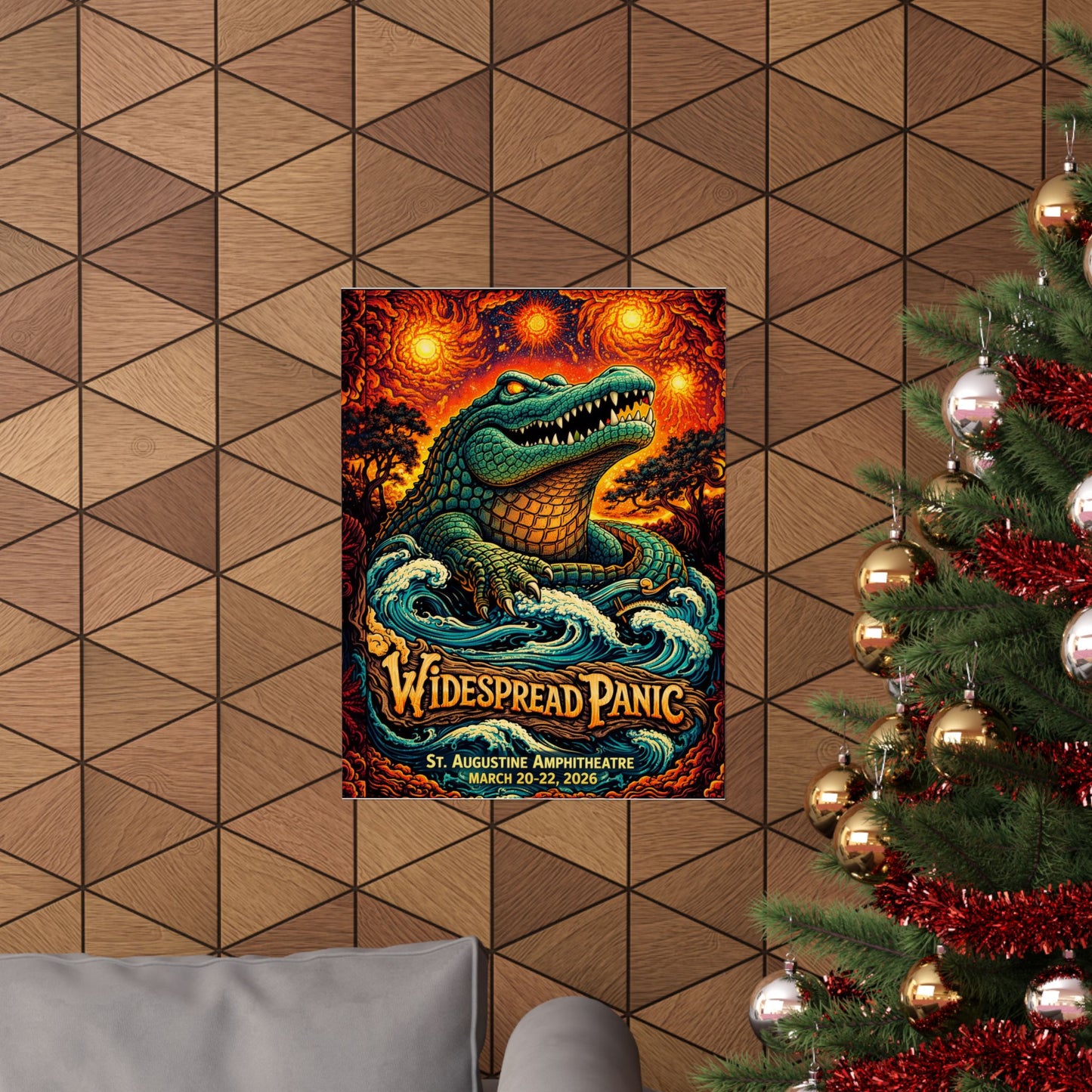 Widespread Panic | 03/20/26–03/22/26 | St. Augustine, FL | Concert Poster  | V1