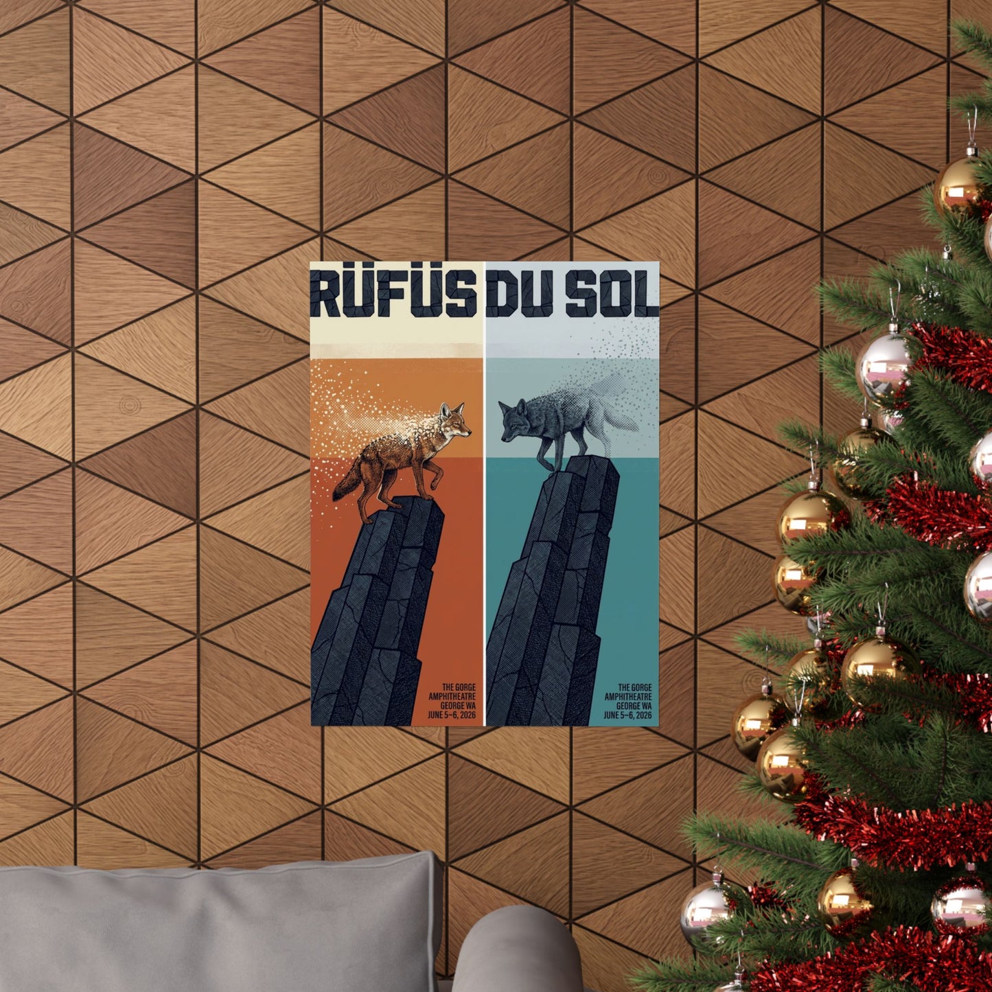 Rüfüs Du Sol | June 5–6, 2026 | George, WA | Concert Poster