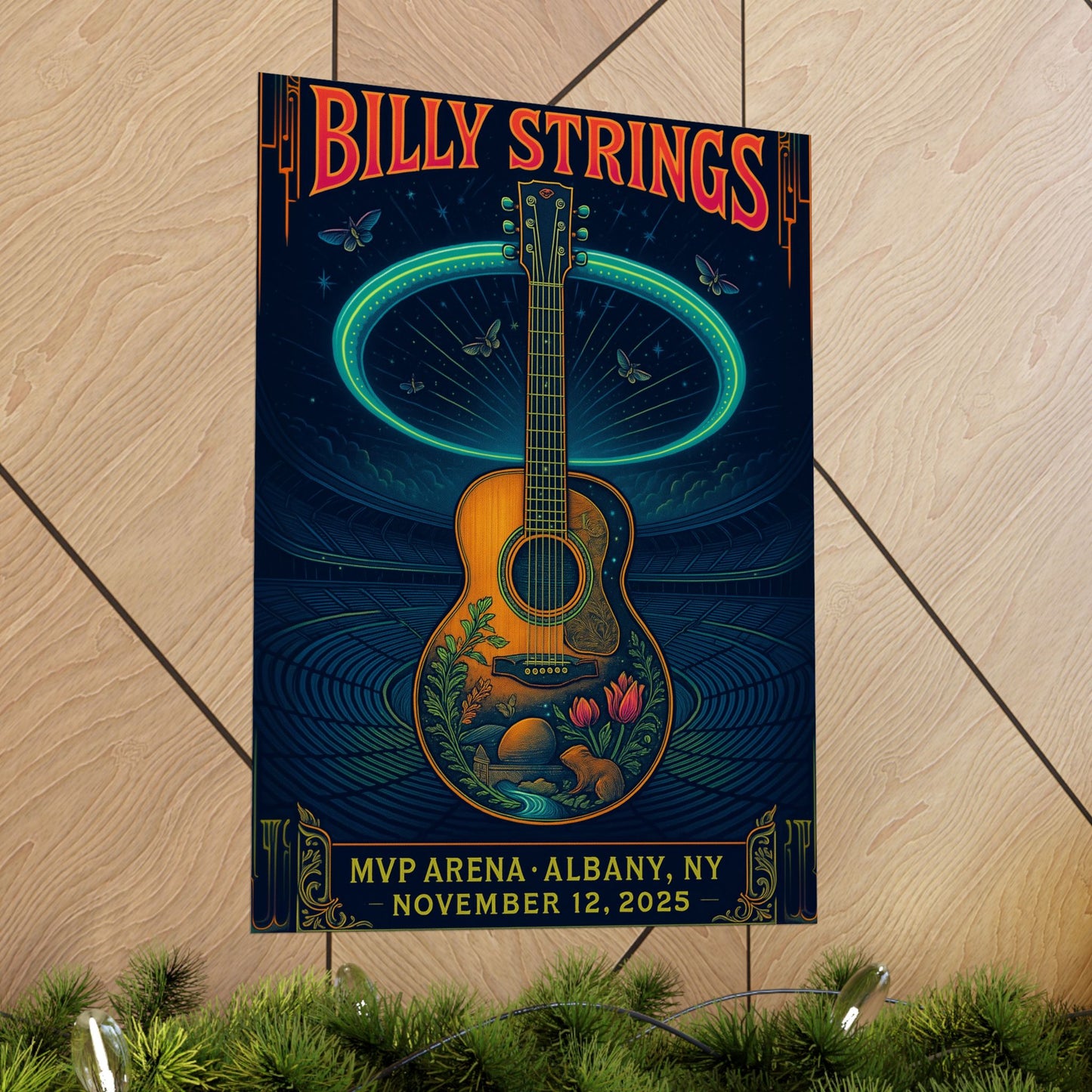 Billy Strings Albany November 12, 2025 | MVP Arena | Concert Poster | V1