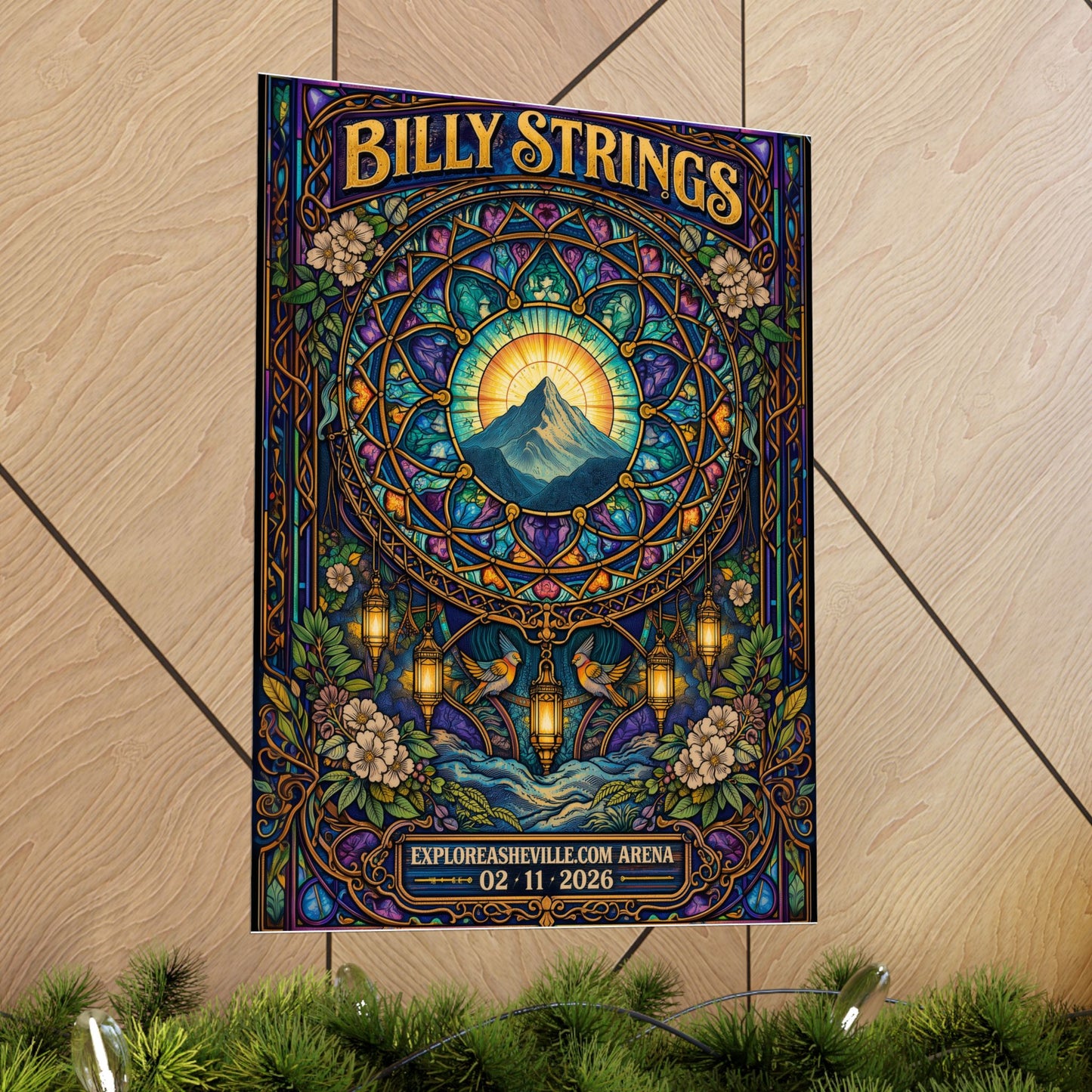 Billy Strings | 02/11/2026 | Asheville, NC | Concert Poster  | N3