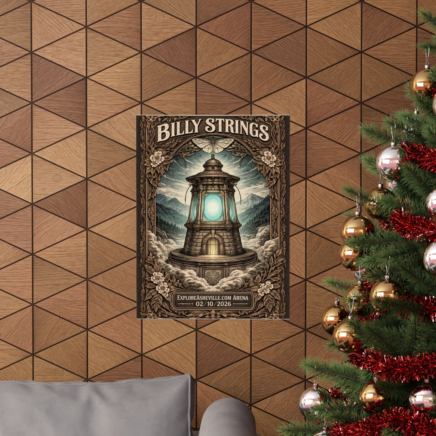 Billy Strings | 02/10/2026 | Asheville, NC | Concert Poster  | N2
