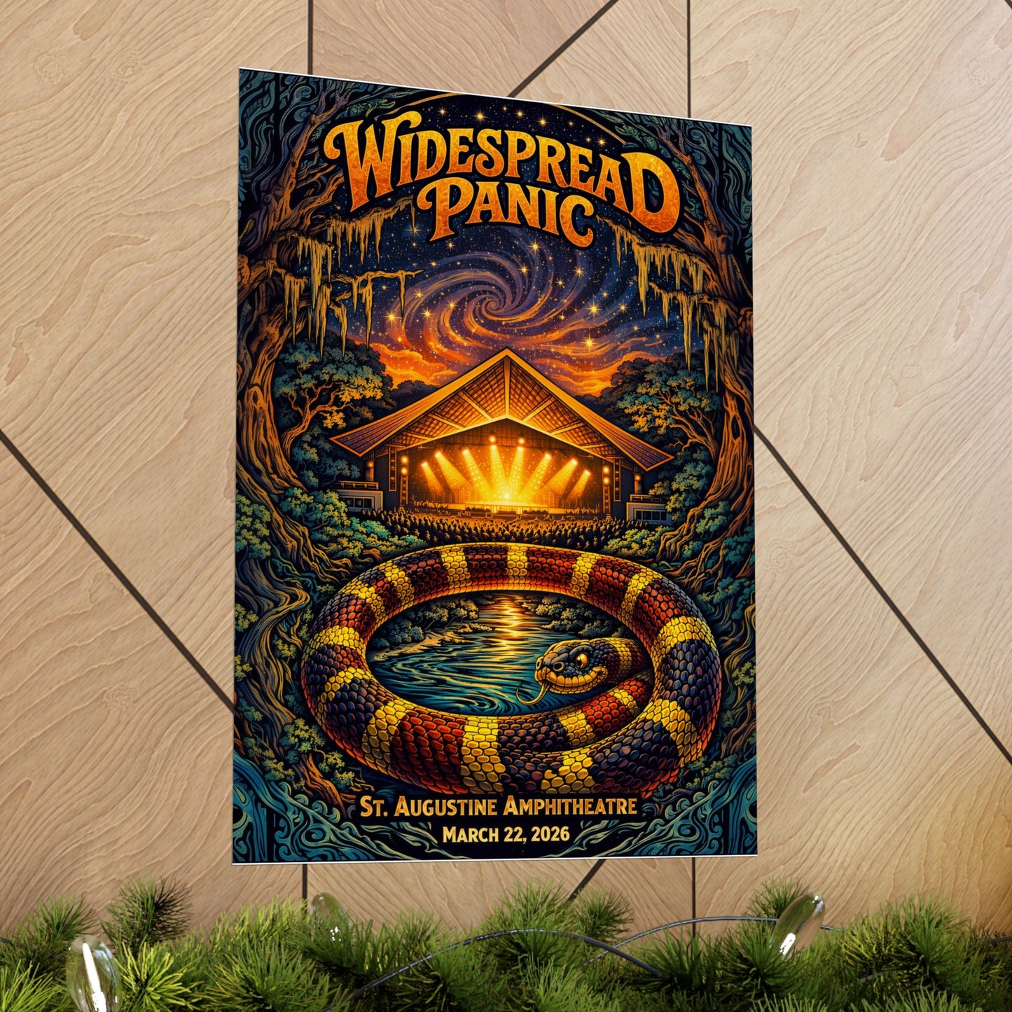 Widespread Panic | 03/22/26 | St. Augustine, FL | Concert Poster  | N3
