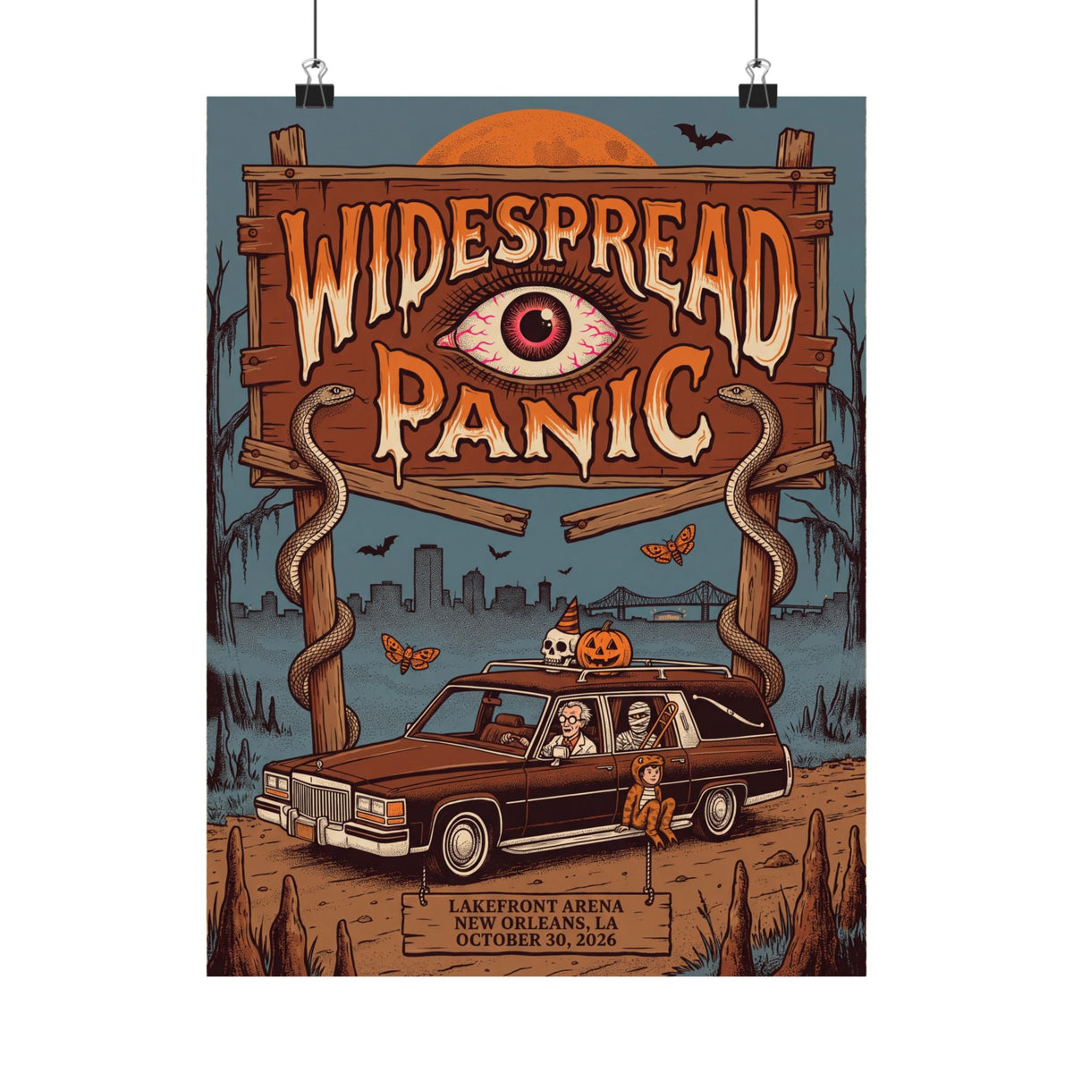 Widespread Panic | October 30, 2026 | New Orleans, LA | Concert Poster