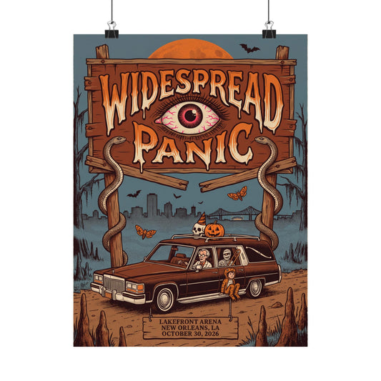 Widespread Panic | October 30, 2026 | New Orleans, LA | Concert Poster