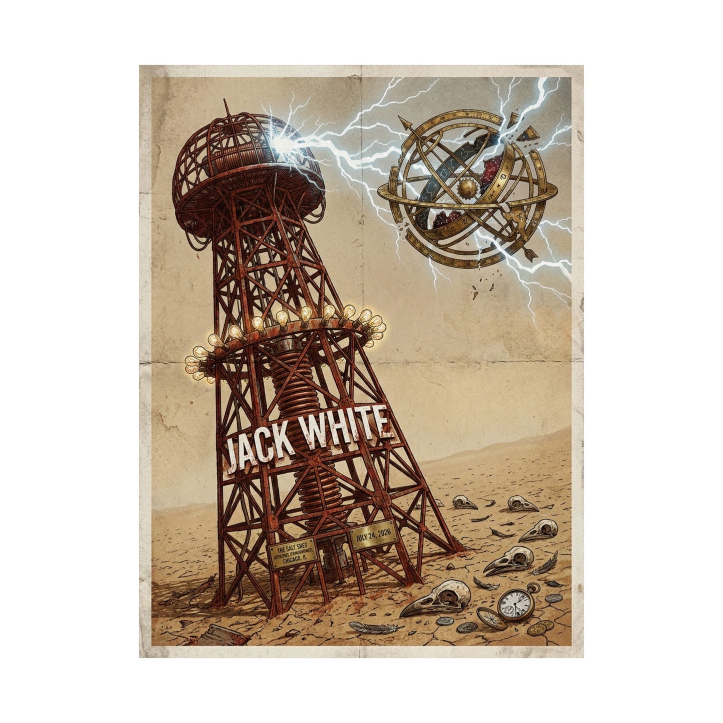Jack White | July 24, 2026 | Concert Poster