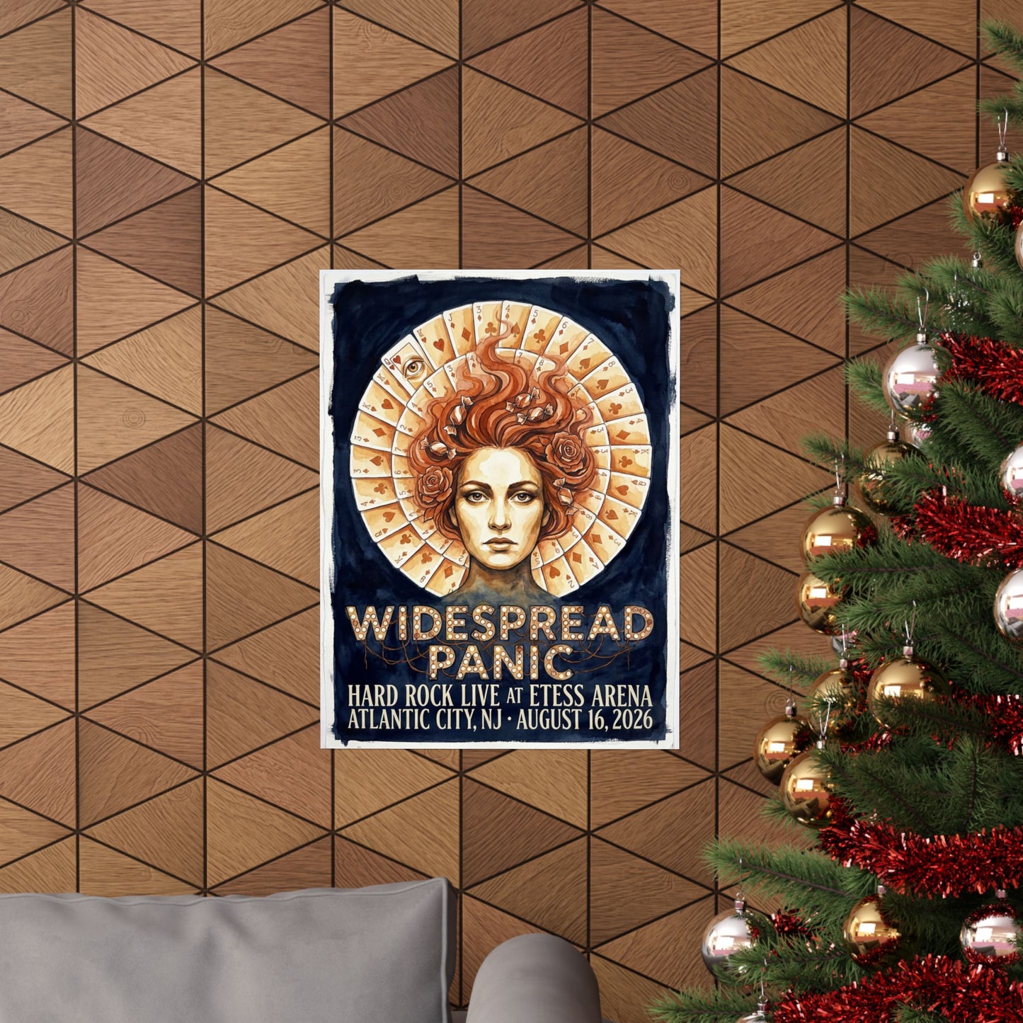 Widespread Panic | August 16, 2026 | Atlantic City, NJ | Concert Poster