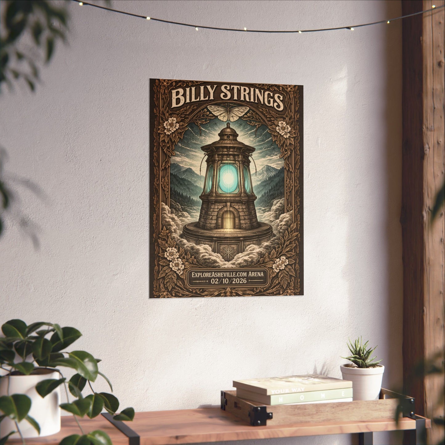 Billy Strings | 02/10/2026 | Asheville, NC | Concert Poster  | N2