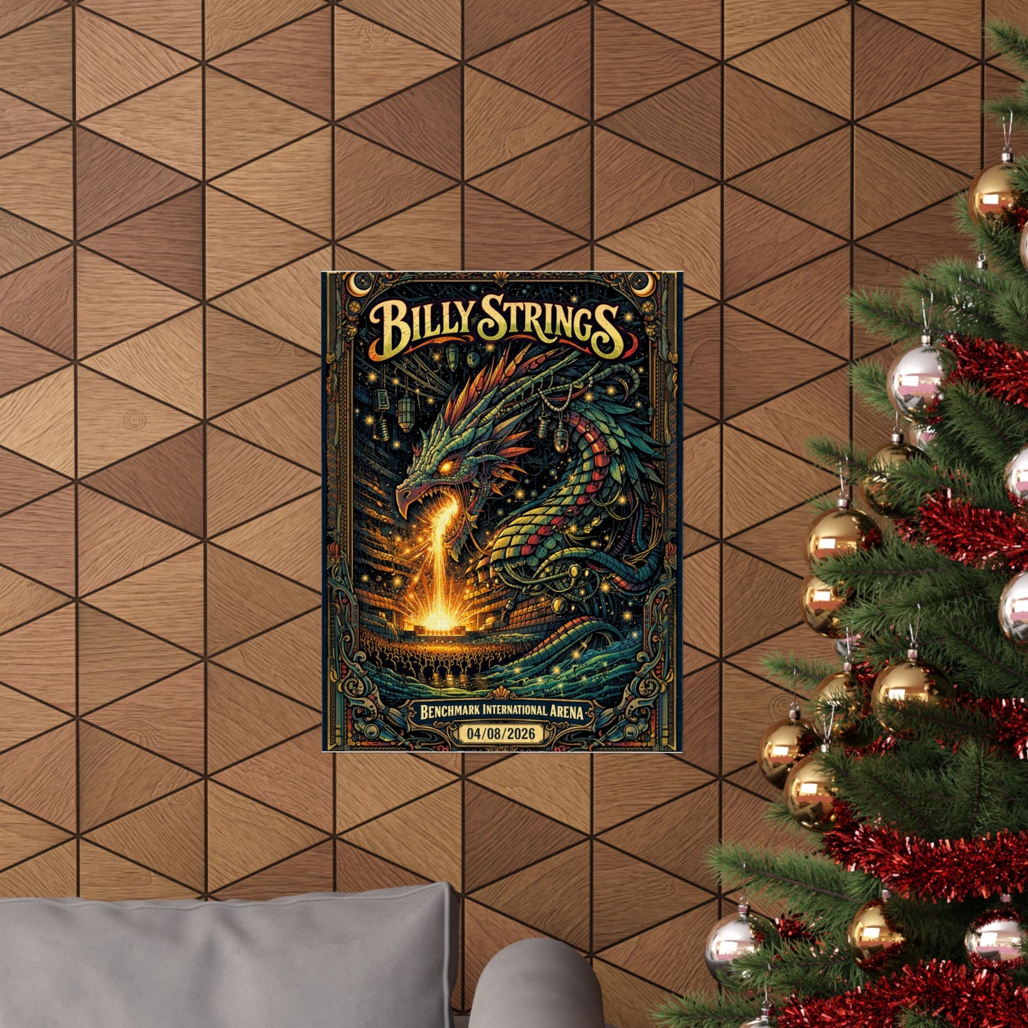 Billy Strings | 04/08/2026 | Tampa, FL | Concert Poster  | V2