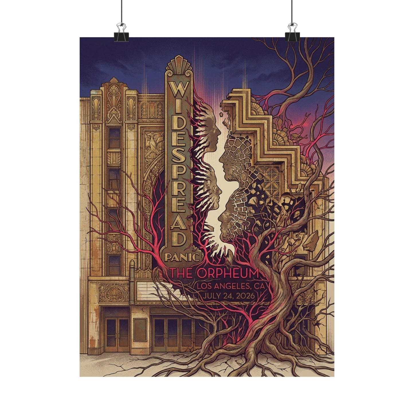 Widespread Panic | July 24, 2026 | Boston, MA | Concert Poster