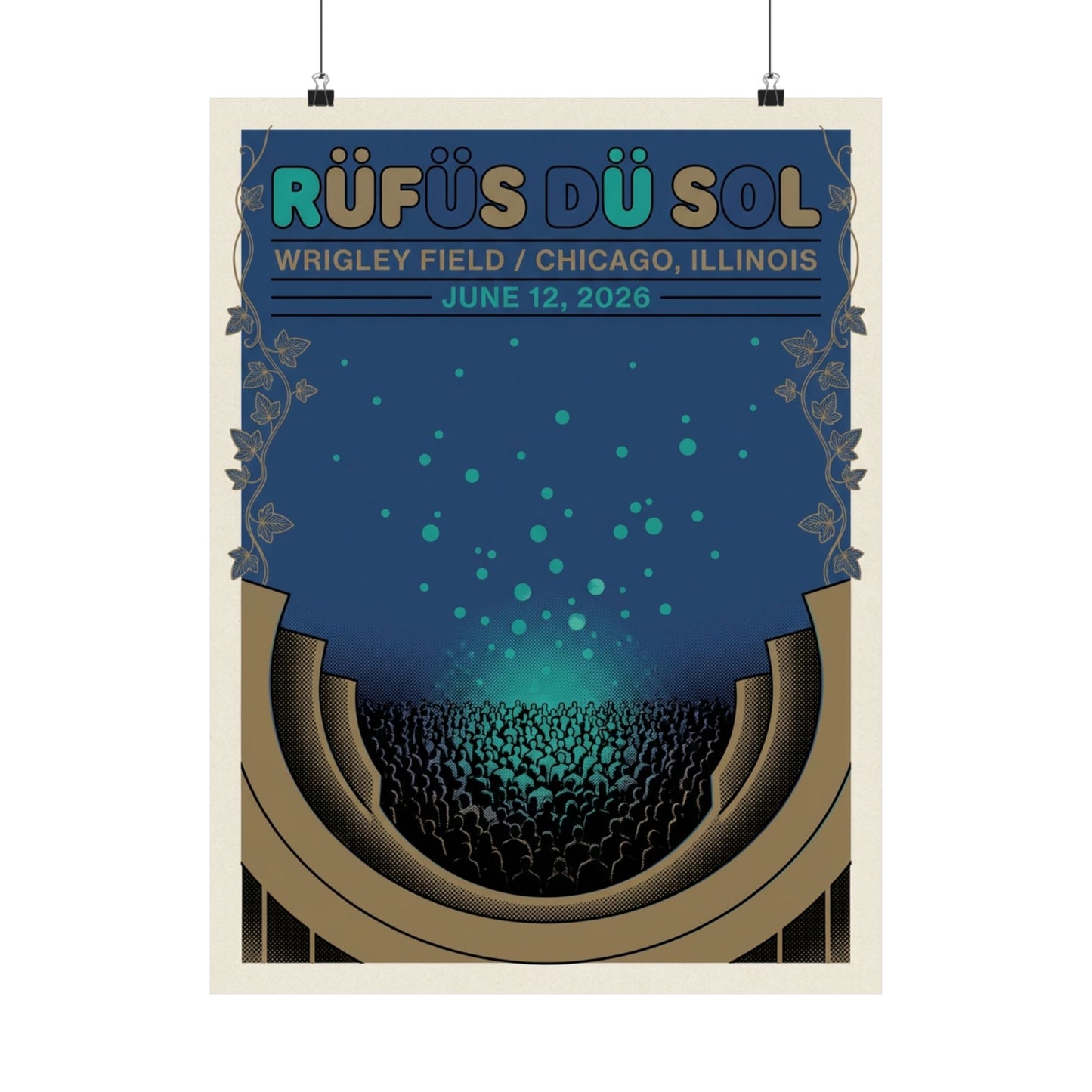 Rüfüs Du Sol | June 12, 2026 | Chicago, IL | Concert Poster