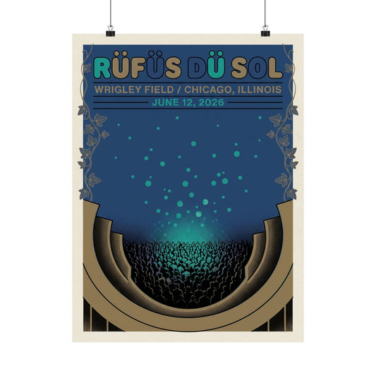 Rüfüs Du Sol | June 12, 2026 | Chicago, IL | Concert Poster