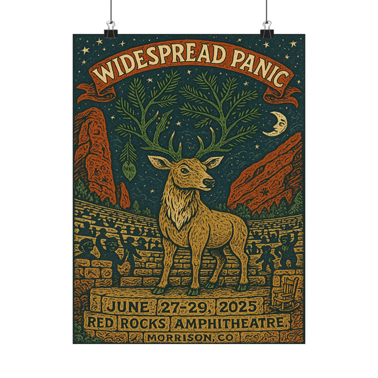 Widespread Panic Red Rocks Amphitheater June 27-29 2025 in Morrison Colorado