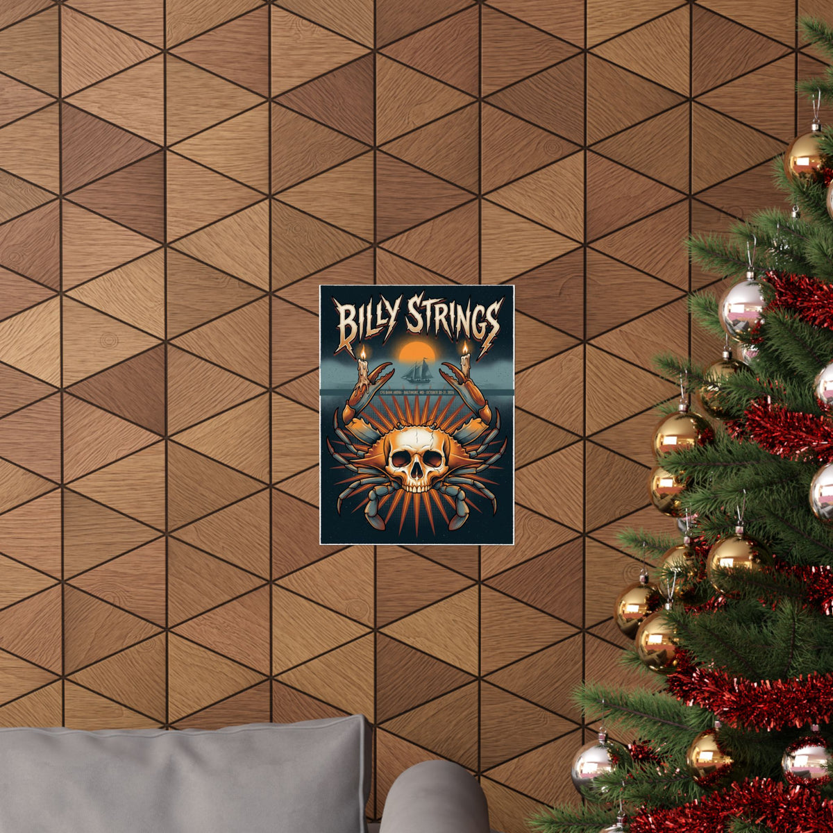 Billy Strings | October 30–31, 2026 | Baltimore, MD | Concert Poster