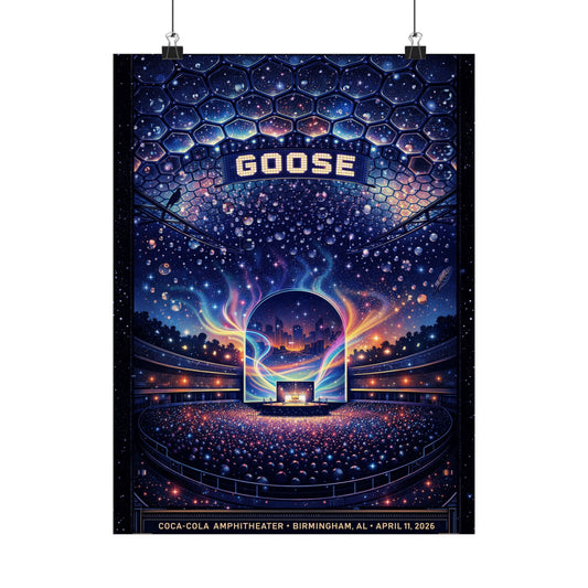 Goose  | 4/11/26 | Birmingham, AL | Concert Poster  | V1