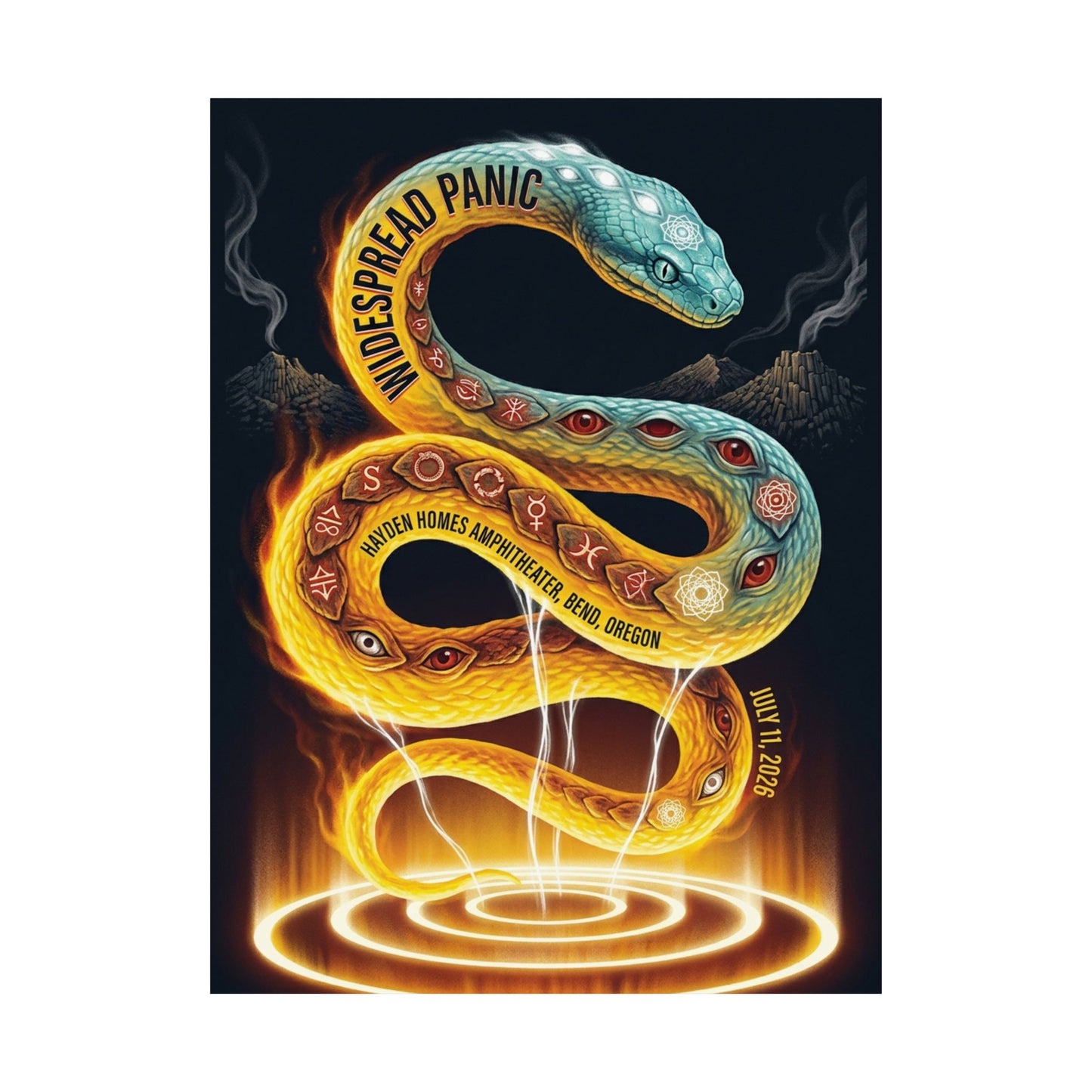Widespread Panic | 07/10/26 | Bend, OR | Concert Poster