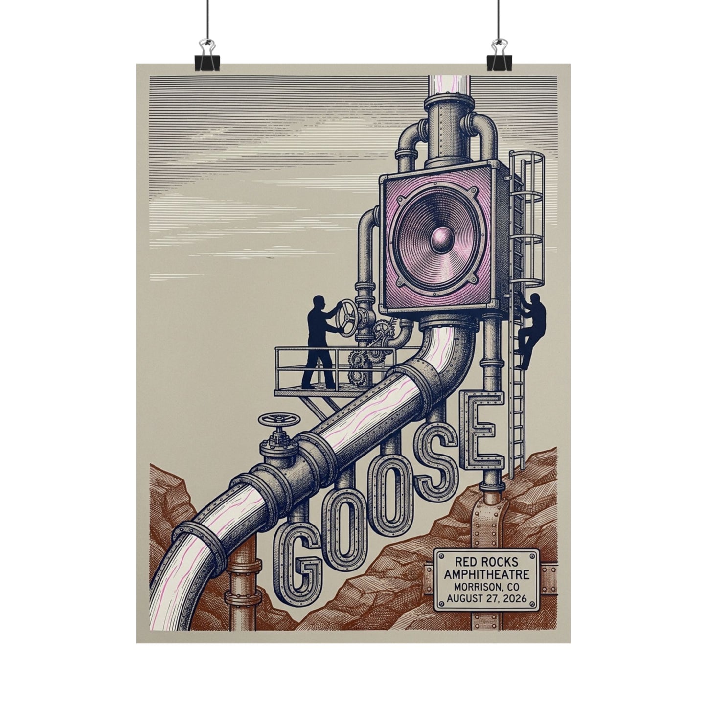 Goose | August 27, 2026 | Morrison, CO | Concert Poster