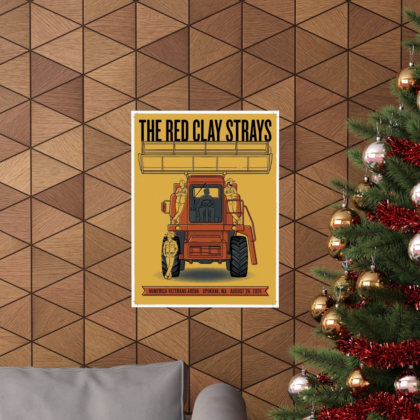 The Red Clay Strays | August 26, 2026 | Spokane, WA | Concert Poster
