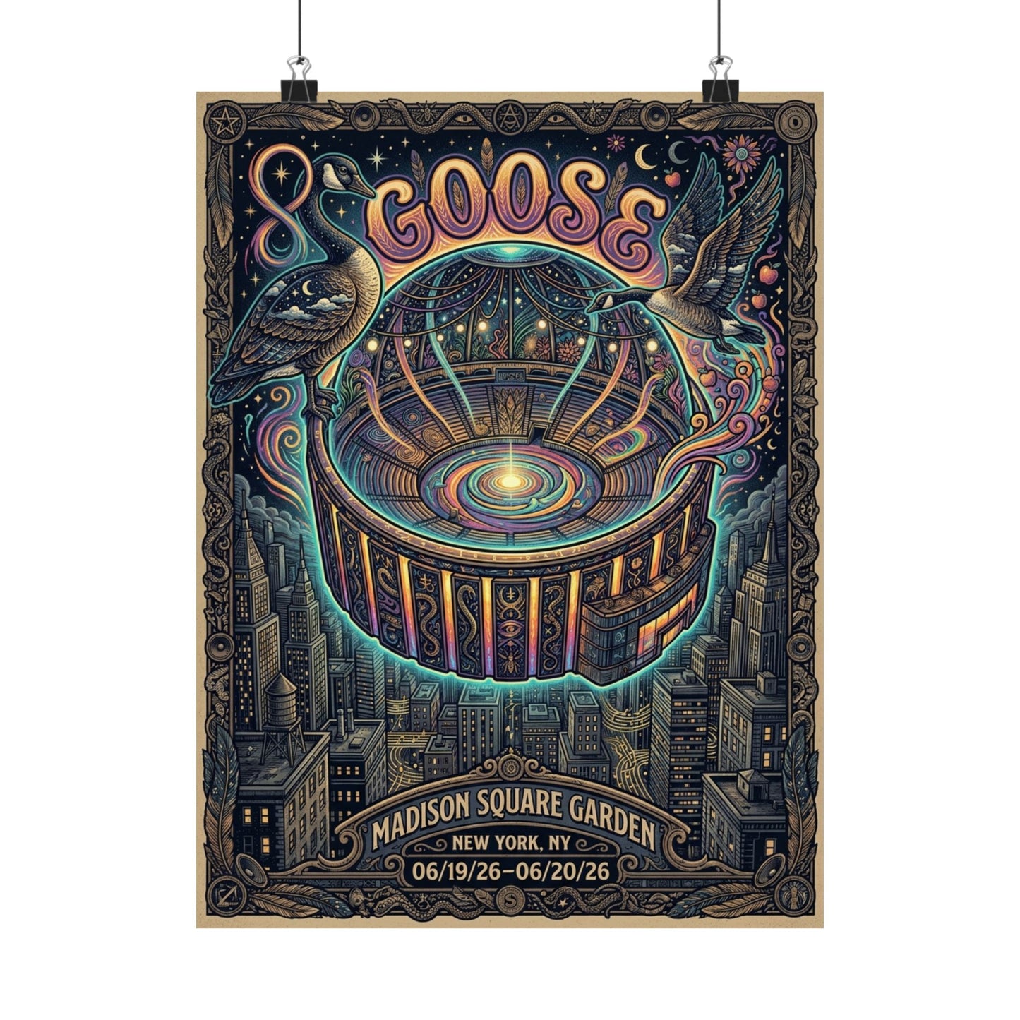 Goose  | 06/19/26–06/20/26 | New York, NY | Concert Poster  | V1