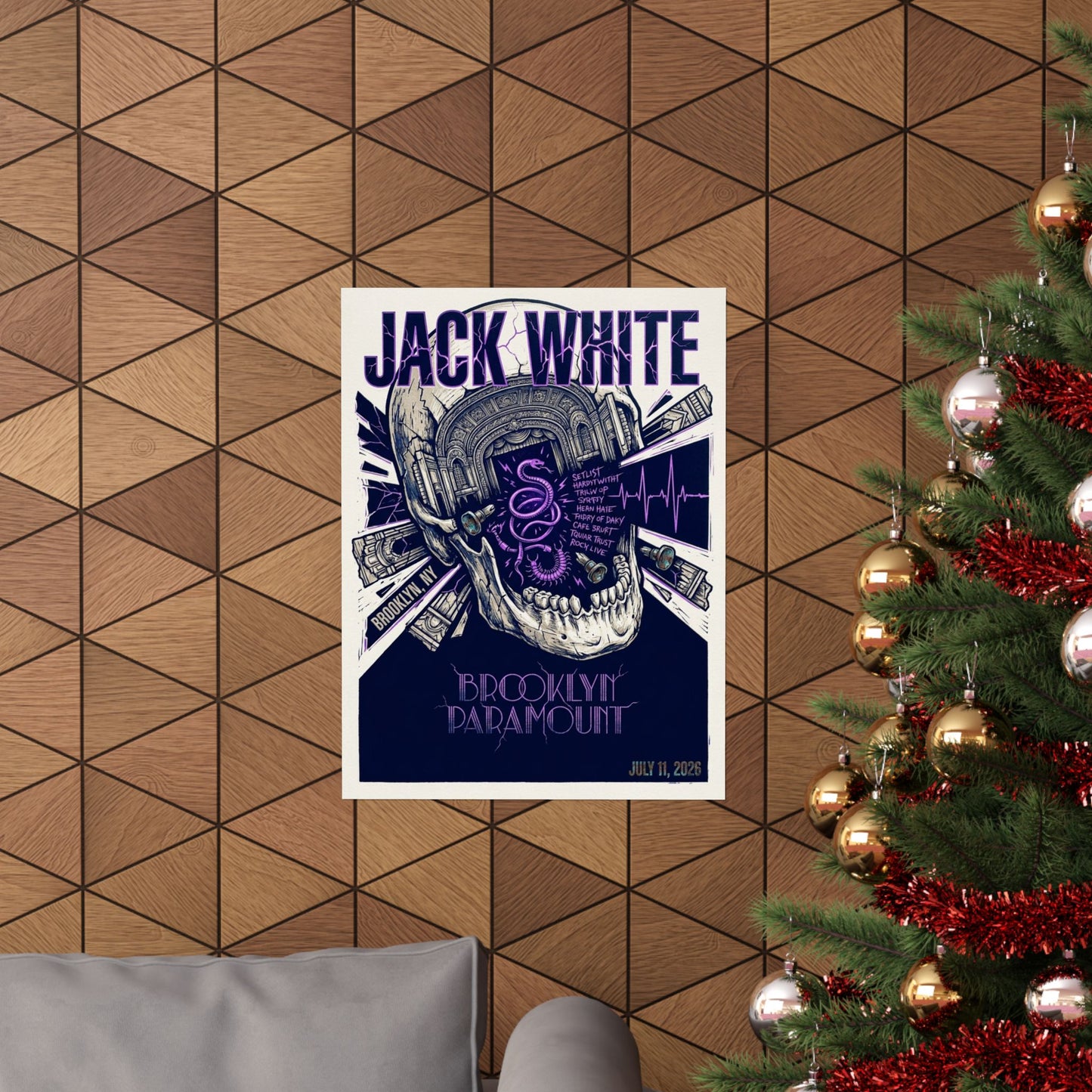 Jack White | July 11, 2026 | Brooklyn, NY | Concert Poster