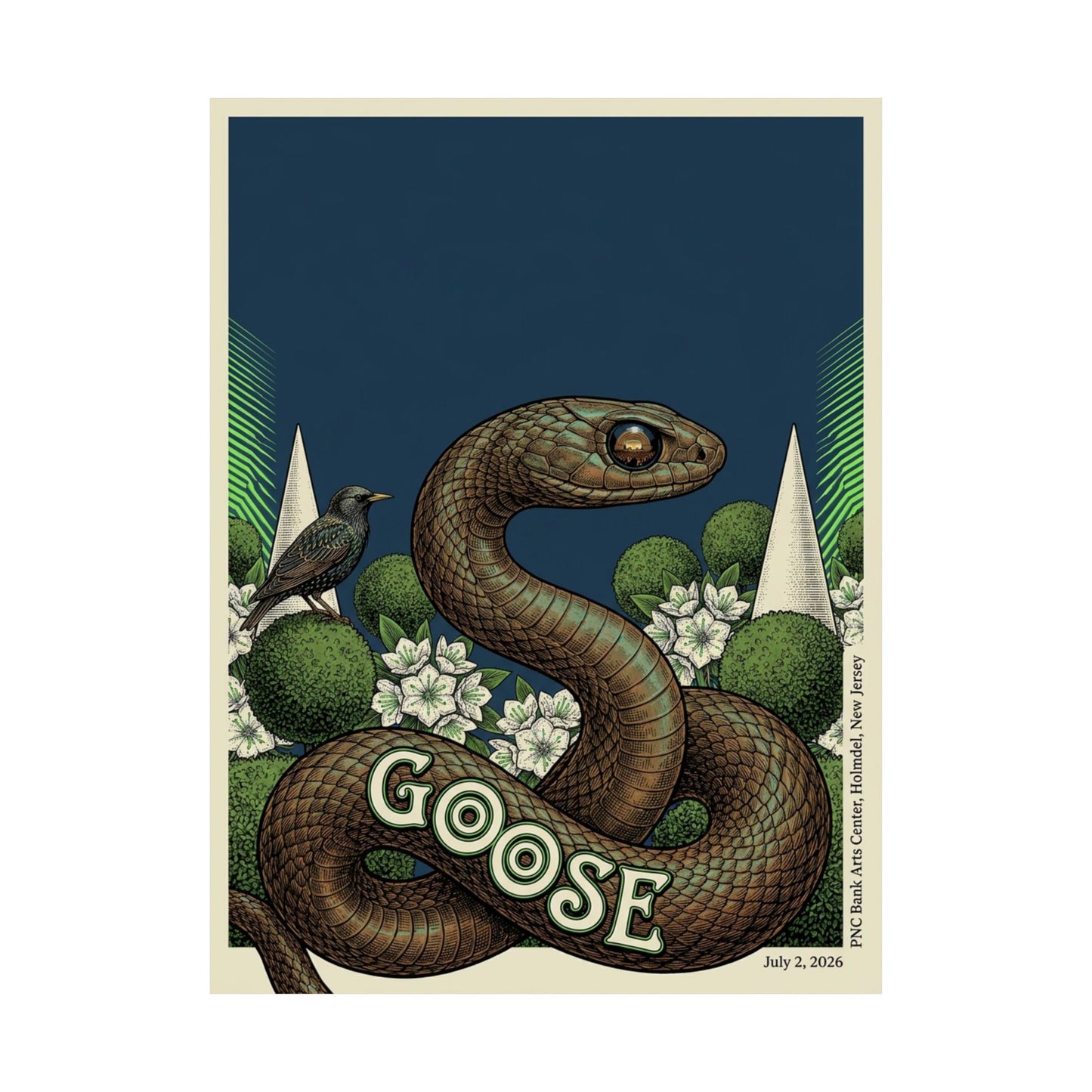 Goose  | 07/02/26 | Holmdel, NJ | Concert Poster  | V1
