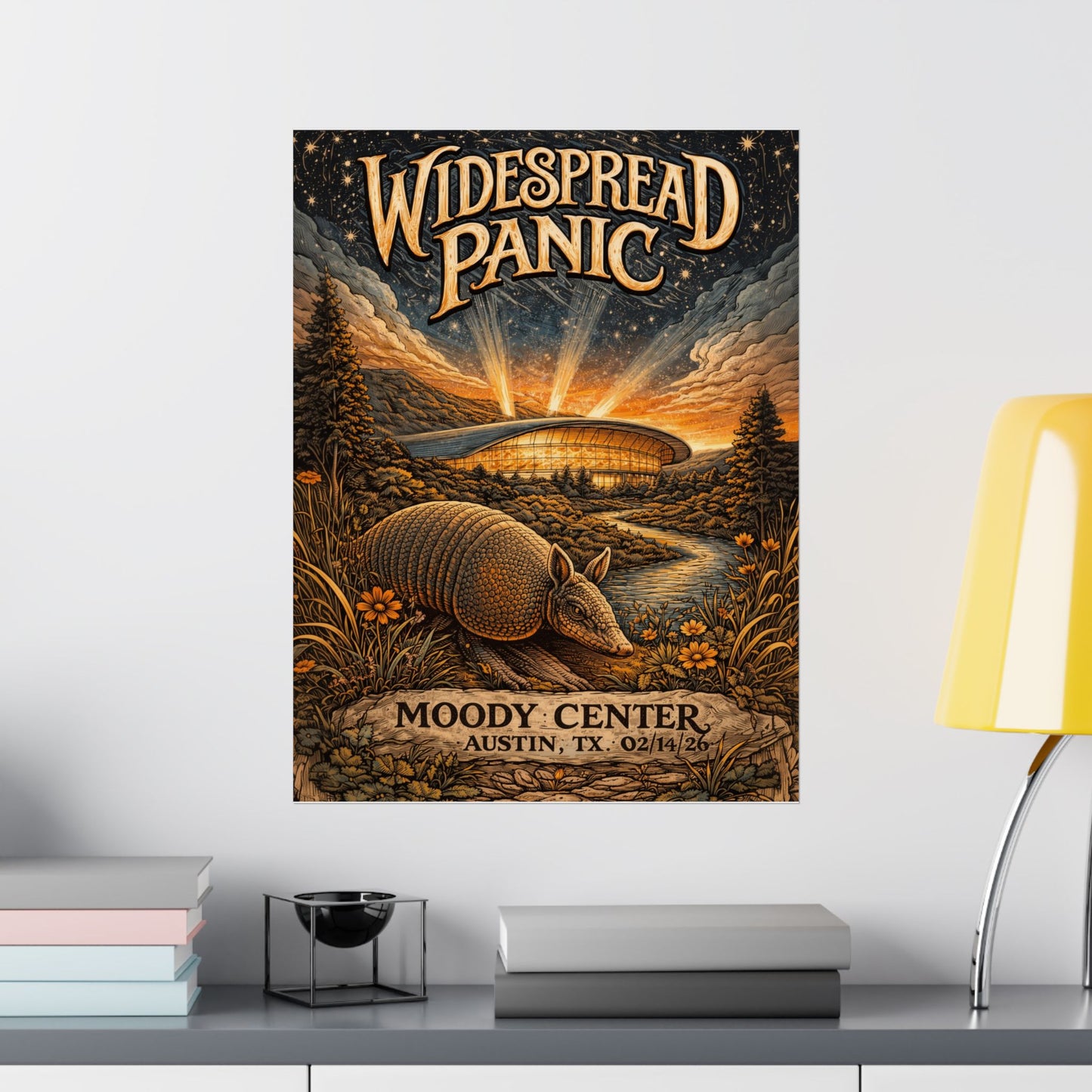Widespread Panic | 02/14/26 | Austin, TX | Concert Poster  | N1