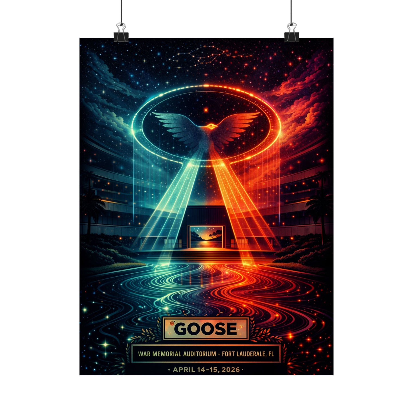 Goose  | 4/14/26- 4/15/26 | Fort Lauderdale, FL | Concert Poster  | V2