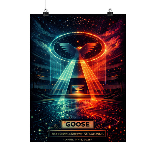 Goose  | 4/14/26- 4/15/26 | Fort Lauderdale, FL | Concert Poster  | V2
