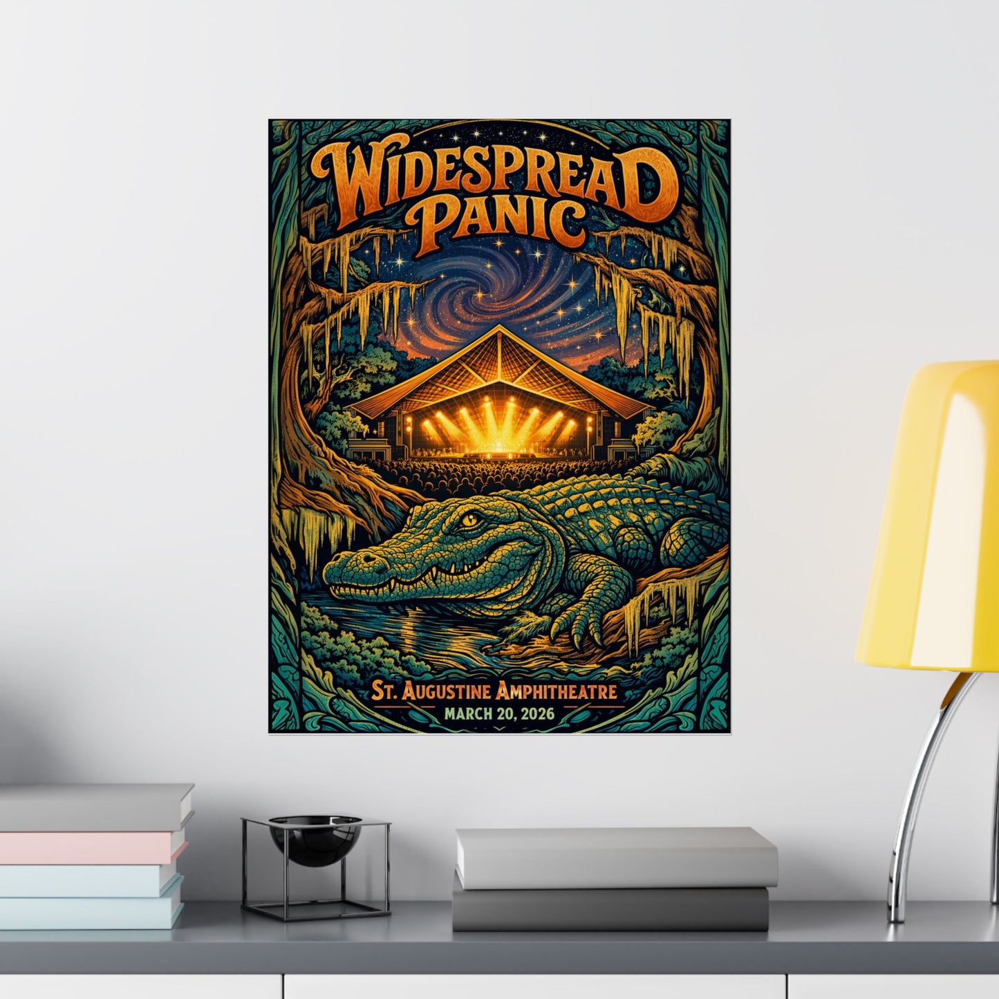 Widespread Panic | 03/20/26 | St. Augustine, FL | Concert Poster  | N1