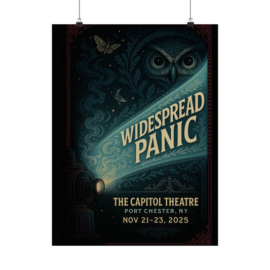 Widespread Panic Capitol Theatre Concert Print | November 21 - 23, 2025 | Port Chester | Variant 2