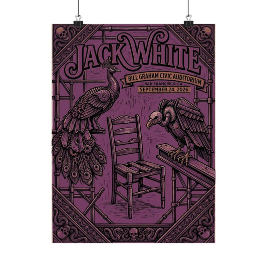Jack White | September 24, 2026 | San Francisco, CA | Concert Poster