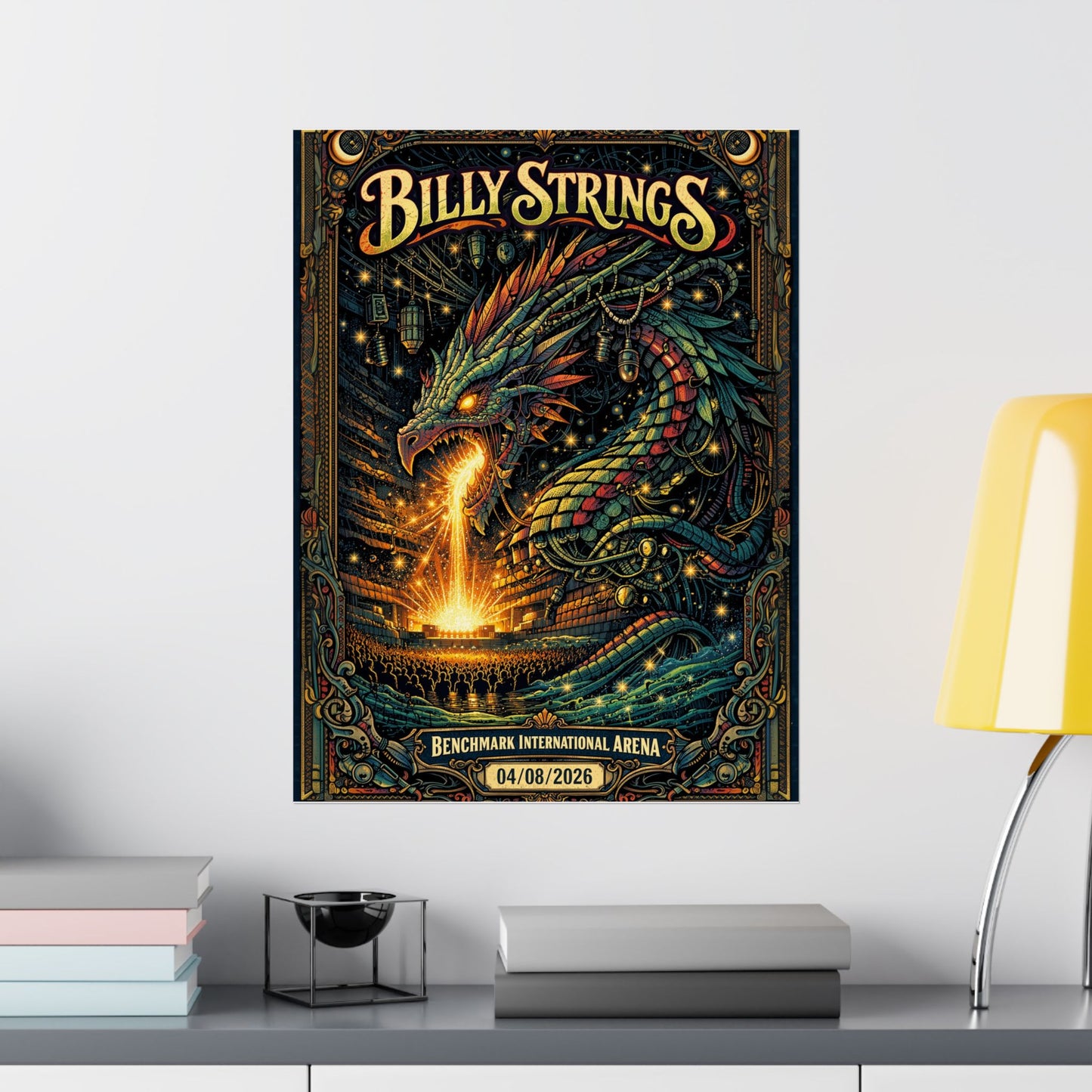 Billy Strings | 04/08/2026 | Tampa, FL | Concert Poster  | V2