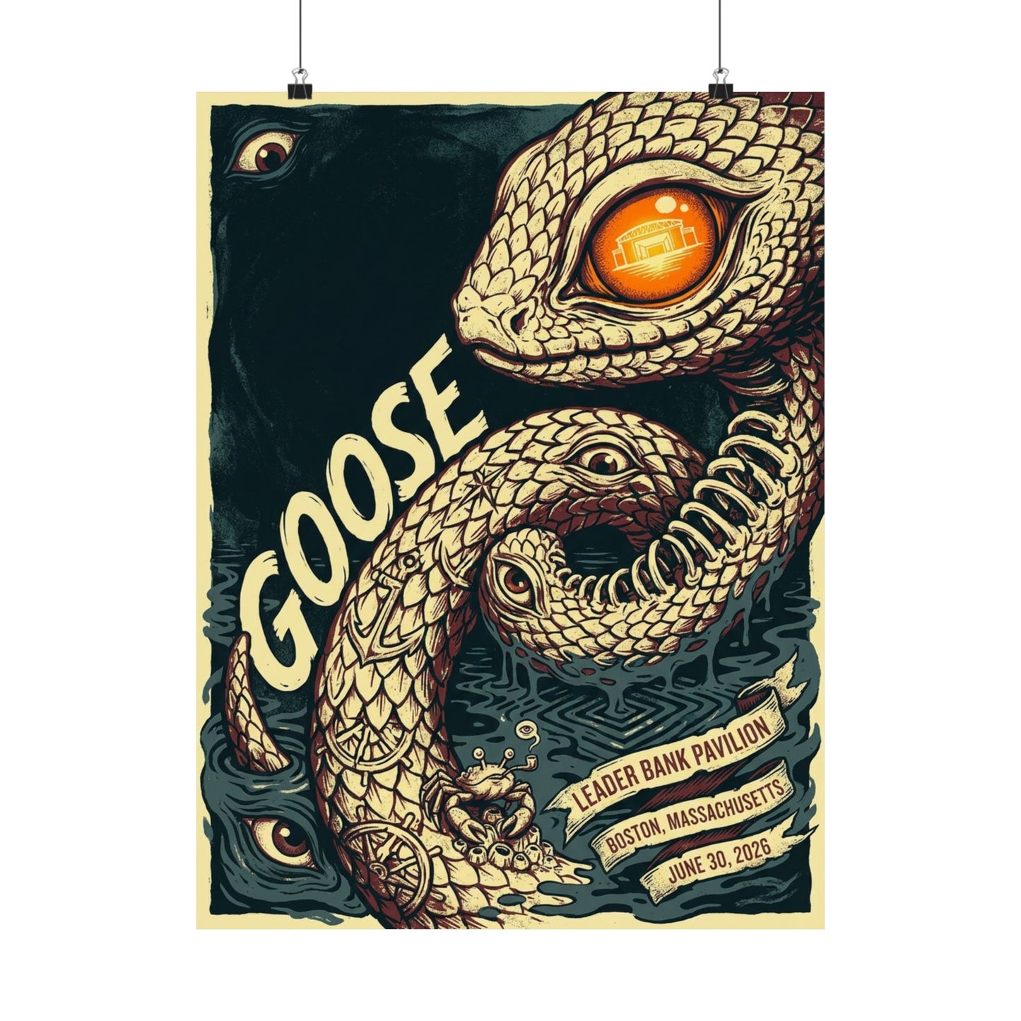 Goose  | 06/30/26 | Boston, MA | Concert Poster  | N1