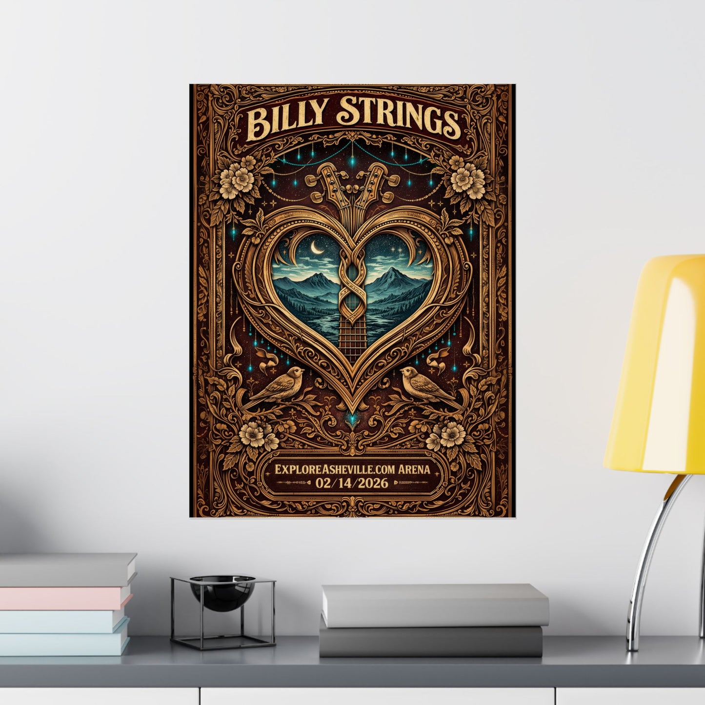 Billy Strings | 02/14/2026 | Asheville, NC | Concert Poster  | N6
