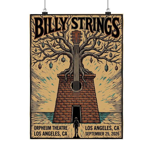Billy Strings | September 25, 2026 | Los Angeles, CA | Concert Poster