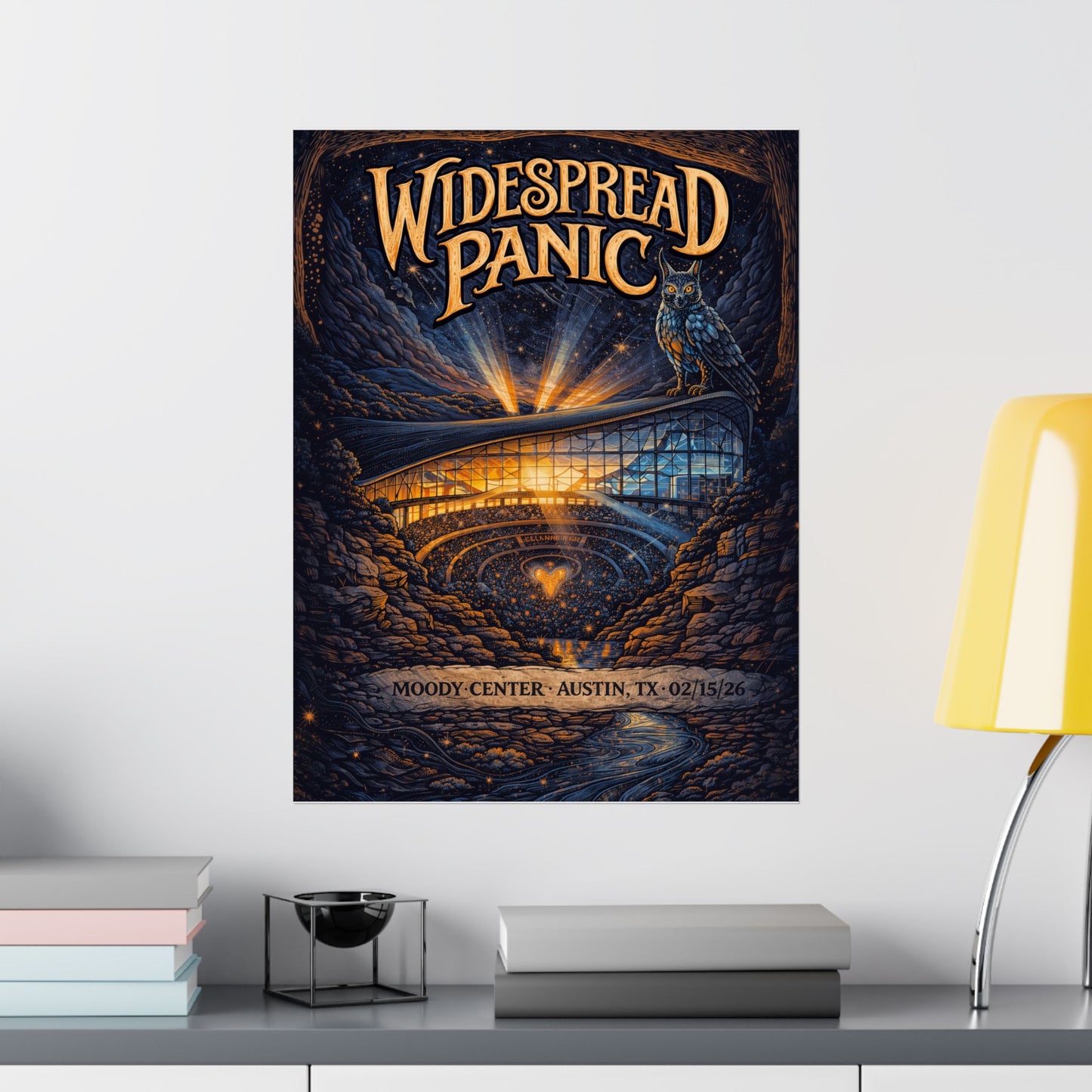 WidespreadPanic | 02/15/26 | Austin, TX | Concert Poster  | N2