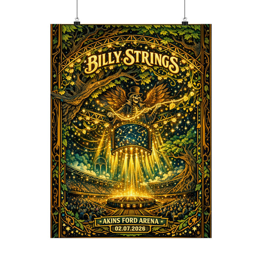 Billy Strings | 02/07/2026 | Athens, GA | Concert Poster  | N2