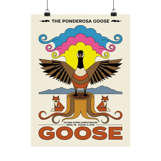 Goose | August 3, 2026 | Bend, OR | Concert Poster