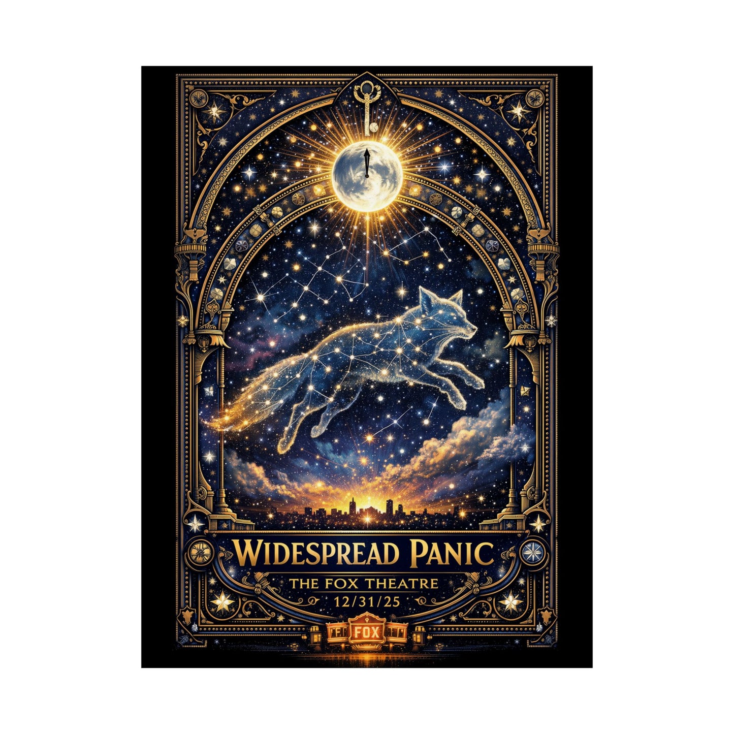 Widespread Panic | 12/31/25 | Atlanta, GA | Concert Poster  | N3