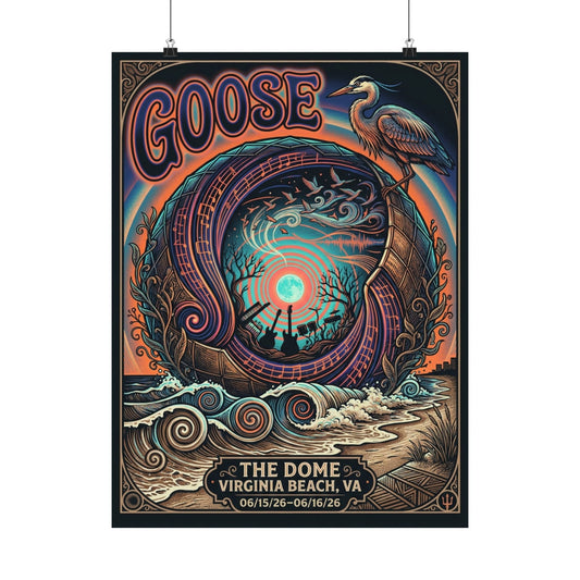 Goose  | 06/15/26–06/16/26 | Virginia Beach, VA | Concert Poster  | V1