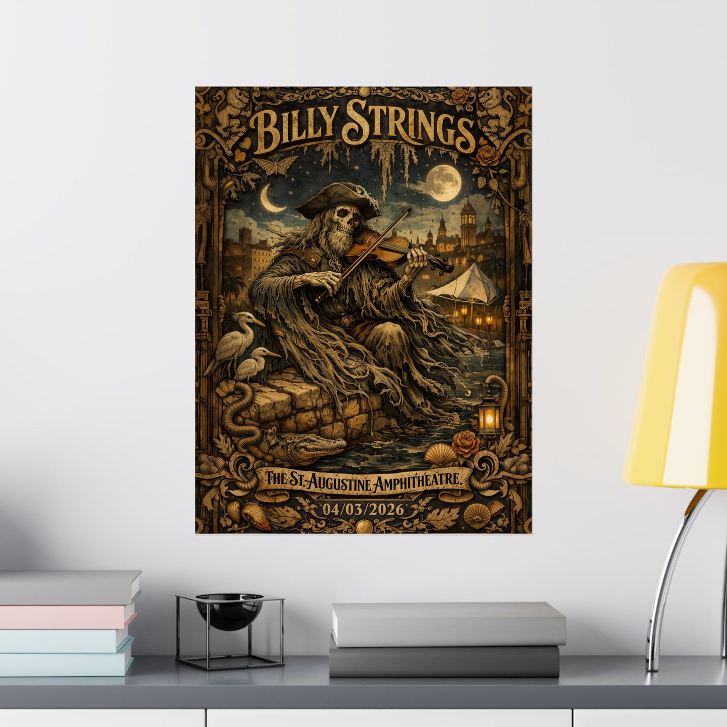 Billy Strings | 04/03/2026 | St. Augustine, FL | Concert Poster  | N2
