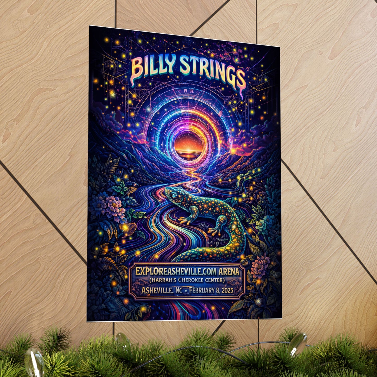 Billy Strings | 2/8/25 | Asheville, NC | Concert Poster  | N2
