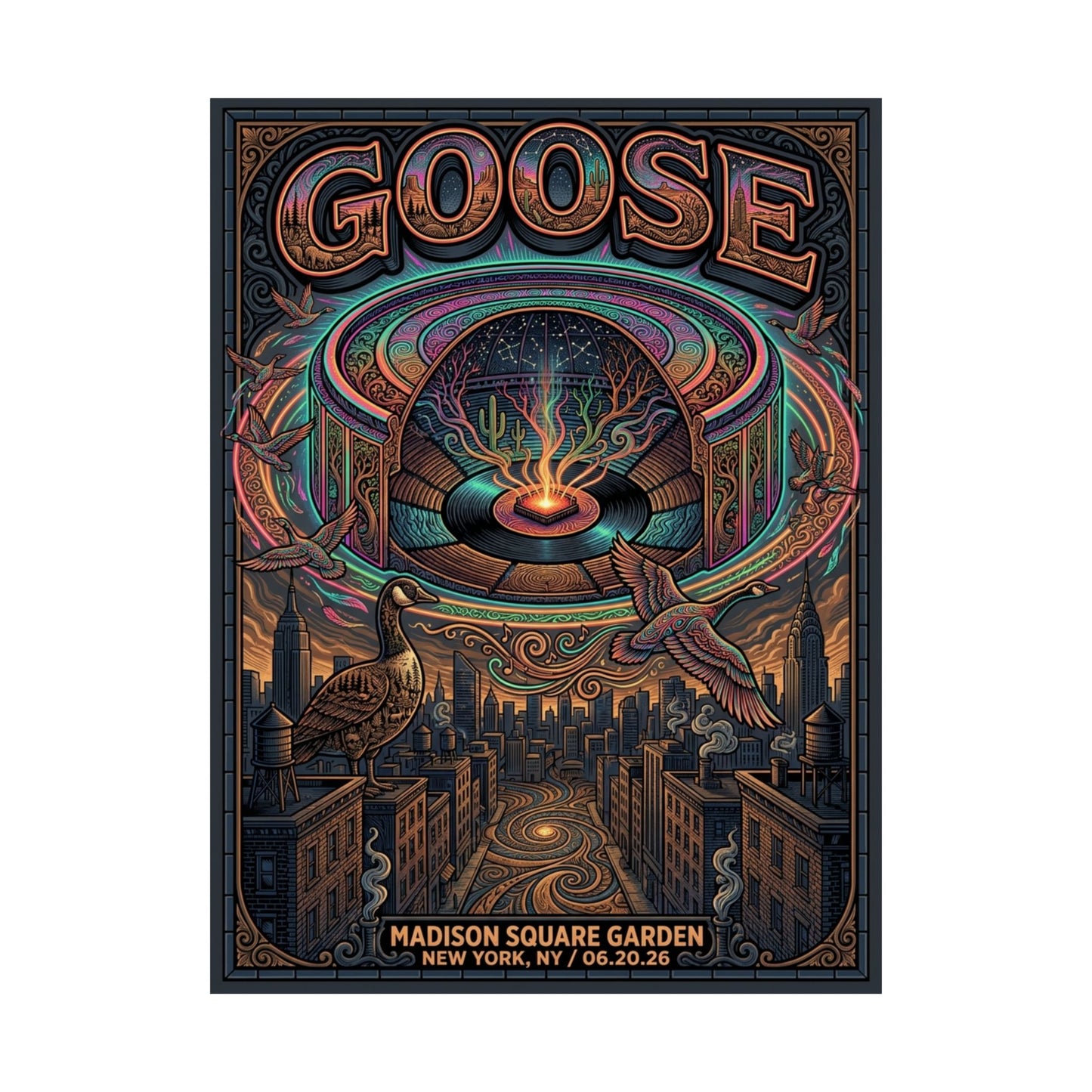 Goose  | 06/20/26 | New York, NY | Concert Poster  | N2