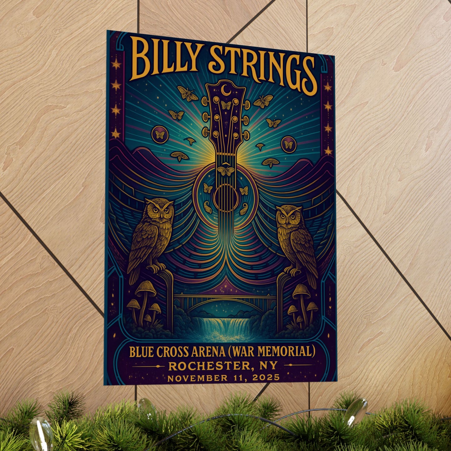Billy Strings Rochester NY November 11, 2025 | Blue Cross Arena | Concert Print | V1