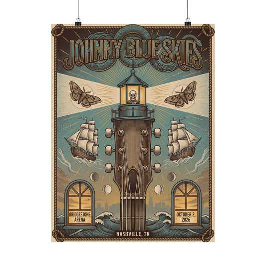 Johnny Blue Skies | October 2, 2026 | Nashville, TN | Concert Poster