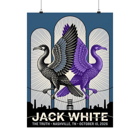 Jack White | October 10, 2026 | Nashville, TN | Concert Poster