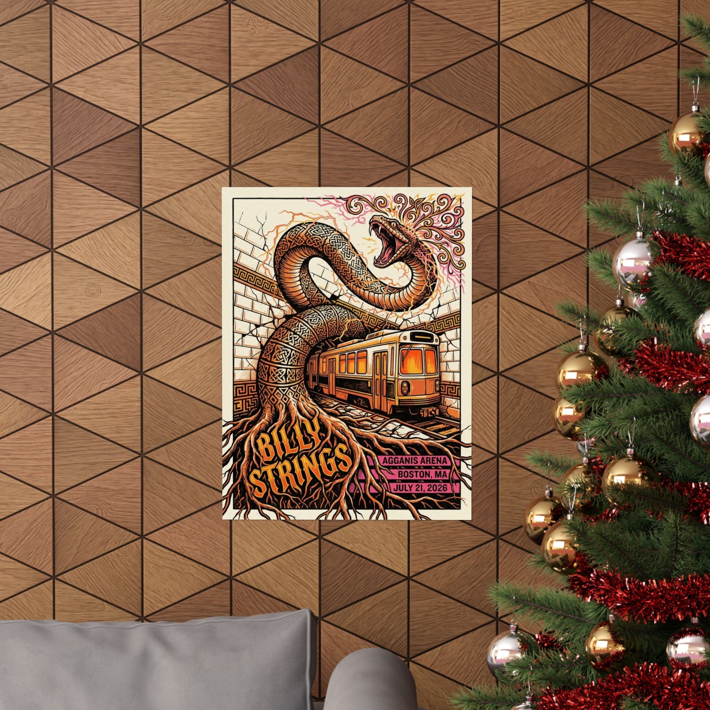 Billy Strings | July 21, 2026 | Boston, MA | Concert Poster