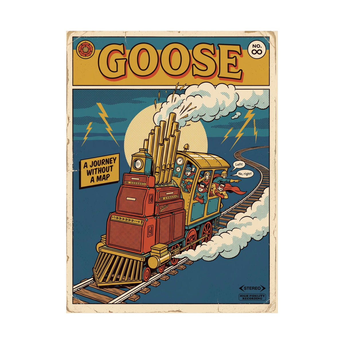 Goose | The Overbuilt Express | Band Print